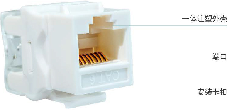 六类<span>非屏蔽RJ45模块（M）</span>